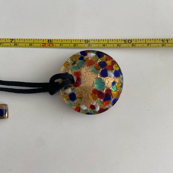 Genuine Murano glass necklace & earring set - Picture 6 of 6